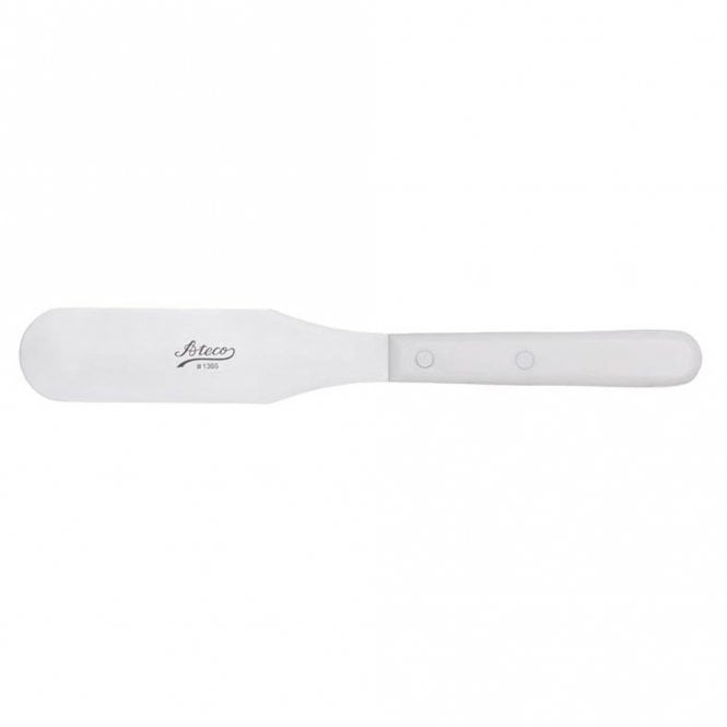 Ateco Stainless Steel Straight Spatula With White Handle - 6