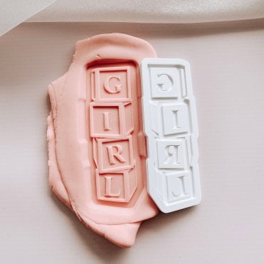 Baby Girl Blocks Debosser & Cutter