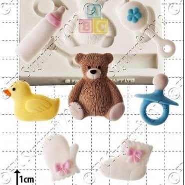Baby Shower - Cake Decorating Silicone Mould