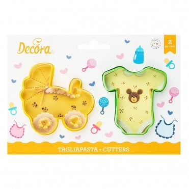 Babygro And Pram Plastic Cookie Cutters