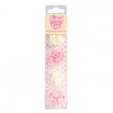 Baked with Love Mini Blossoms Cupcake Decorations
