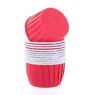 Baked With Love Primary Red Baking Cups - Pack Of 12