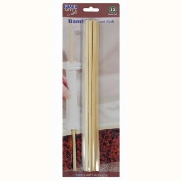 Bamboo Dowel Rods - Pack Of 12