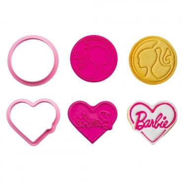 Barbie Cookie Cutter + Marker Set Of 2