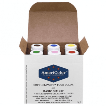 Basic Six Kit - Soft Gel Paste Colour 0.75oz