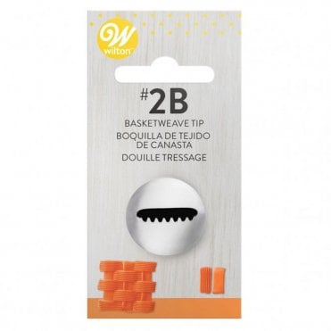 Basketweave Decorating Tip - #2B