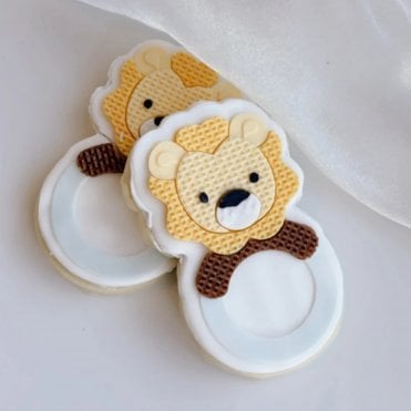 Bear Lion Rattle Ring Debosser & Cutter