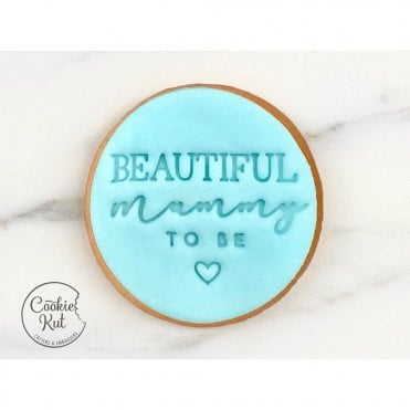 Beautiful Mummy To Be - Baby Shower Embosser Stamp