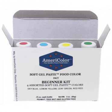 Beginner Kit - Soft Gel Paste Colour 0.75oz