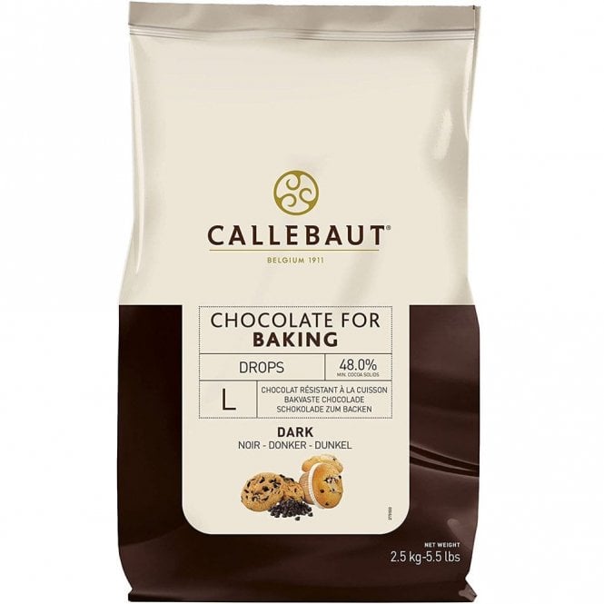 Callebaut Belgium Cocoa Chocolate Baking Drops - Dark