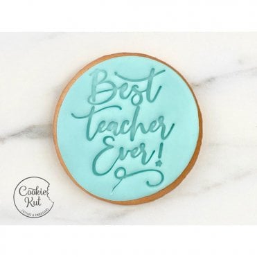 Best Teacher Ever - School Embosser Stamp