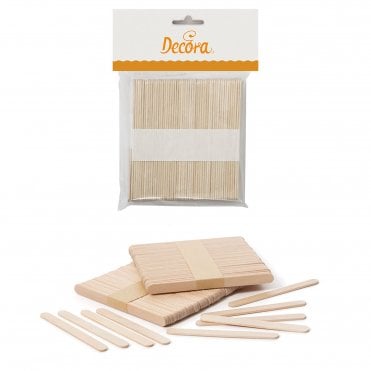 Birch Wooden Ice Cream Cakesicle Sticks - Pack of 100 (10x H93mm)