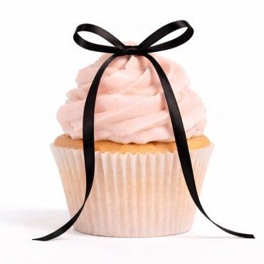 Black 6mm Satin Ribbon Bows - Pack of 10