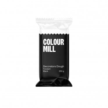 Black Decorators Dough Fondant