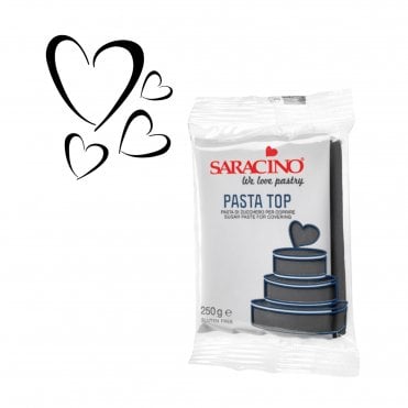 Black - Pasta Top Sugarpaste