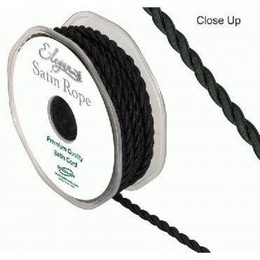 Black - Satin Rope 10m