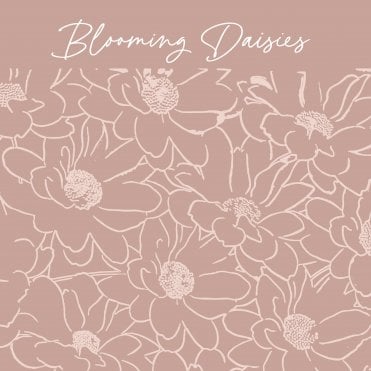 Blooming Daisies Embossing Parchment Sheets - Pack of 6