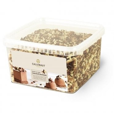 Blossoms White And Dark Chocolate Flavoured Chocolate Shavings - 1kg