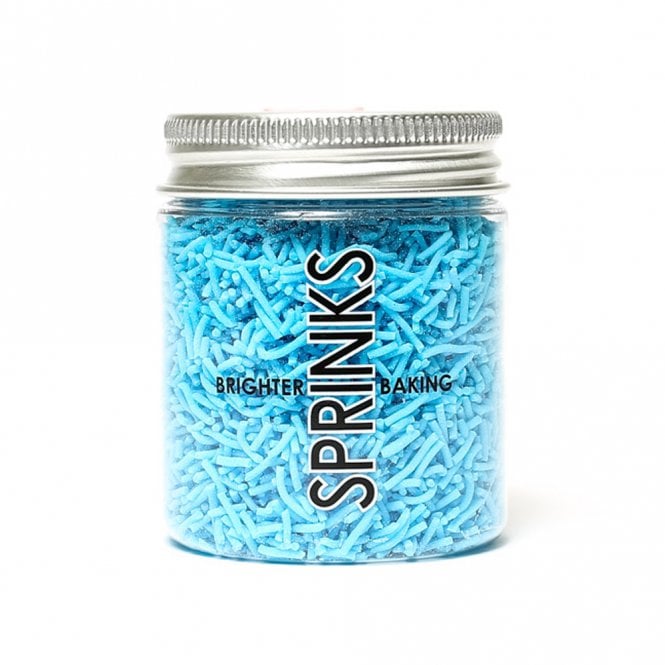 Bake Group Blue Crunchy Jimmies Sprinkles By Sprinks - 60g