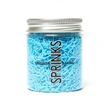 Blue Crunchy Jimmies Sprinkles By Sprinks - 60g