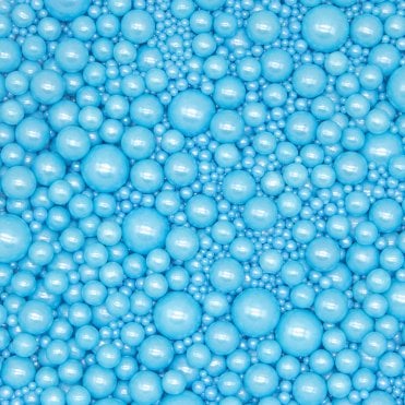 Blue Sky Pearls Sprinkles – Mixed Sizes - 80g