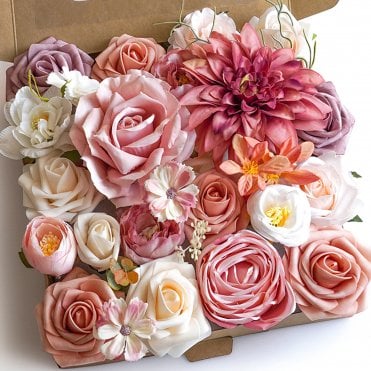 Blush - DIY Faux Flower Box Set