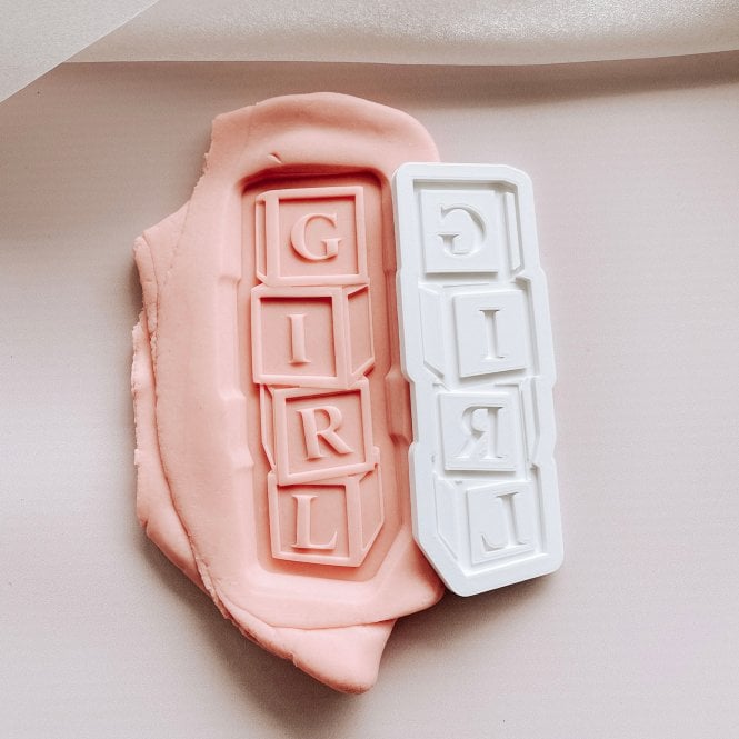 Boss Embossers Baby Girl Blocks Debosser & Cutter