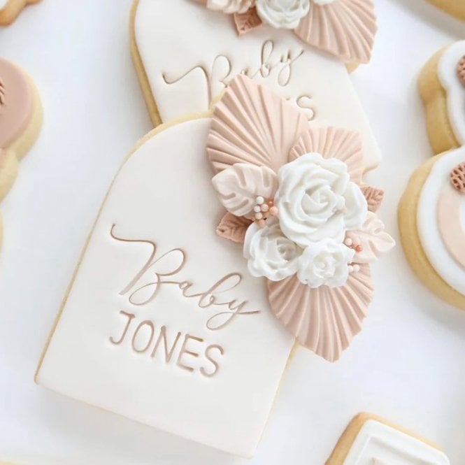 Boss Embossers Boho Floral Arch Cookie Cutter