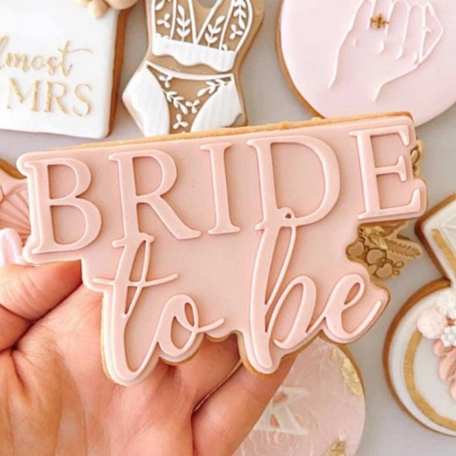 Boss Embossers Bride to Be Stamp & Cutter