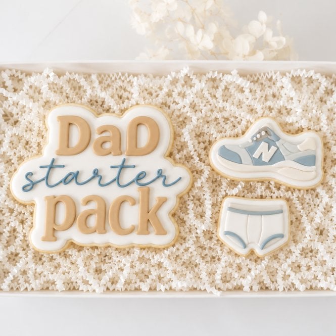 Boss Embossers Dad’s Starter Pack Stamp & Cutter Set - 3 Piece