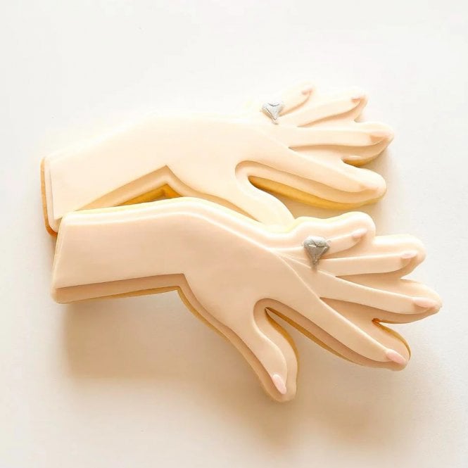 Boss Embossers Extended Hand with Engagement Ring Debosser and Shape Cutter