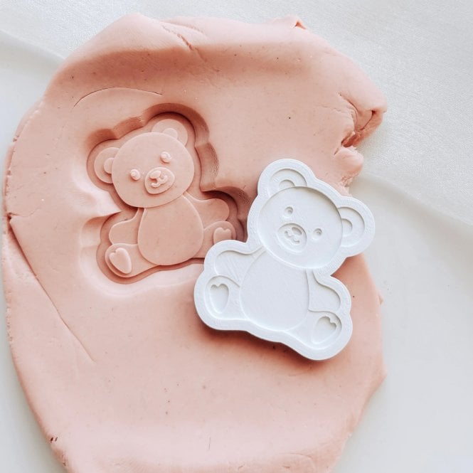Boss Embossers Mini Sitting Bear Stamp & Cutter