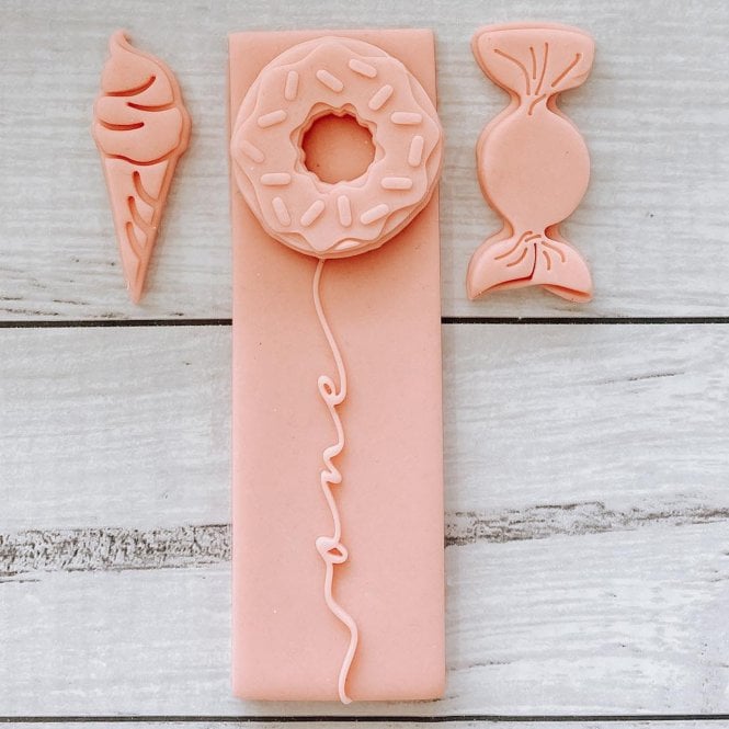 Boss Embossers Mini Sweet Treat Stamp & Cutter Set - 3 Piece