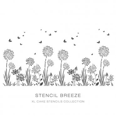 Breeze - Double-Barrel Cake Stencil