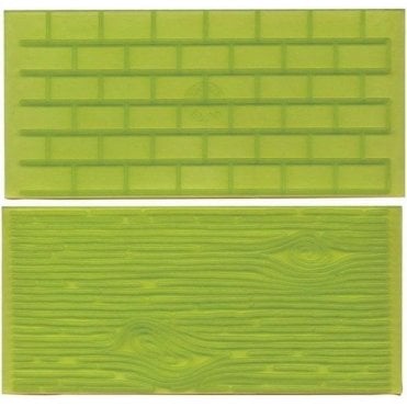 Brick & Tree Bark Impression Mats - Set of 2
