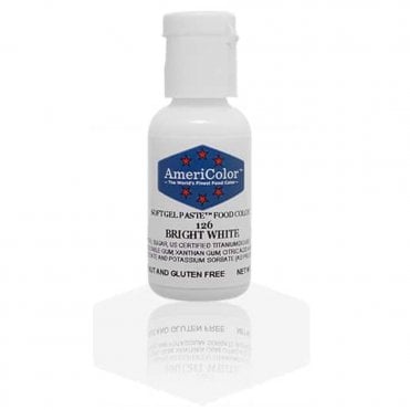 Bright White - Soft Gel Paste Food/Icing/Buttercream Colouring