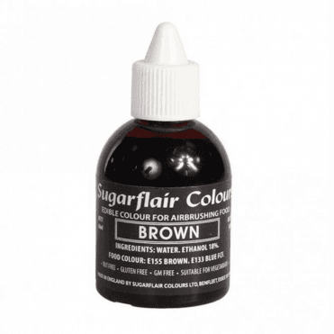 Brown - Edible Airbrush Liquid Colouring 60ml