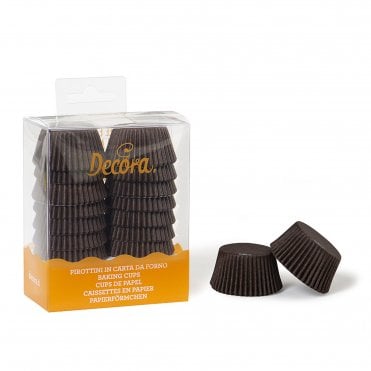 Brown Mini Cupcake Baking Cups pack of 200