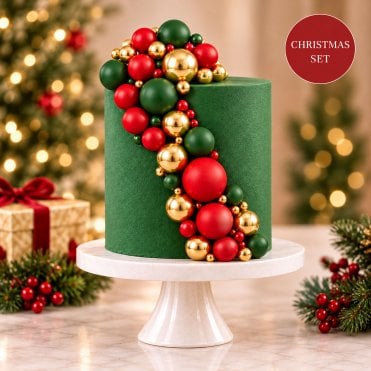 Bubble Ball Topper CHRISTMAS Set - 32pcs