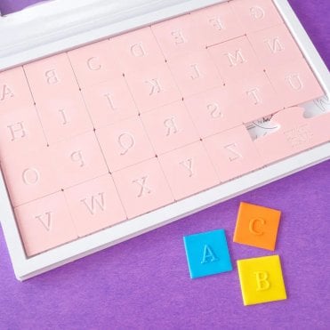 Build A Block Lettering Set - Uppercase Letters & Two-Tone Scraper