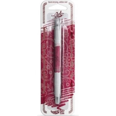 Burgundy - Edible Food Art Pen Best Before 30/03/24