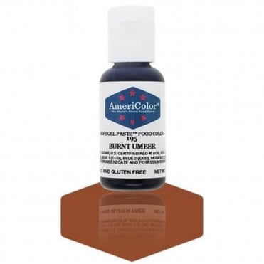 Burnt Umber - Soft Gel Paste Food/Icing/Buttercream Colouring - 0.75oz / 21g