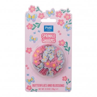 Butterflies & Blossoms Sprinkle Charms (25g / 0.9oz)