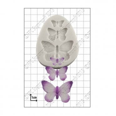 Butterfly Trio' Silicone Mould