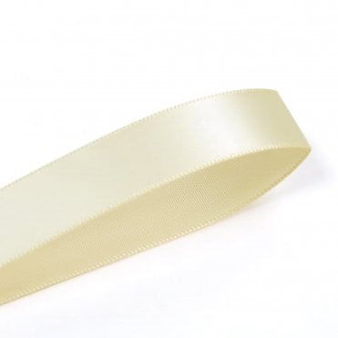 Buttermilk Double-Faced Satin Ribbon - 10mm