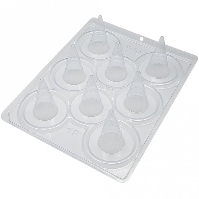 BWB Premium Cone Carnival Mould - 8 Cavity - Special Chocolate Mould