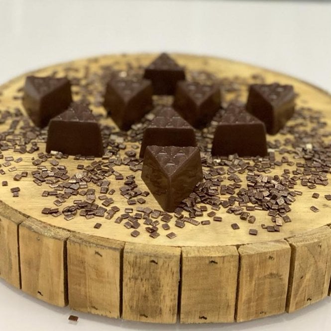 BWB Premium Detailed Triangle Bonbon Charm - 9 Cavity - Special Chocolate Mould
