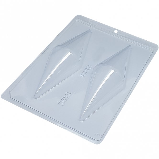 BWB Premium Giant Cone Carnival Mould - 2 Cavity - Special Chocolate Mould