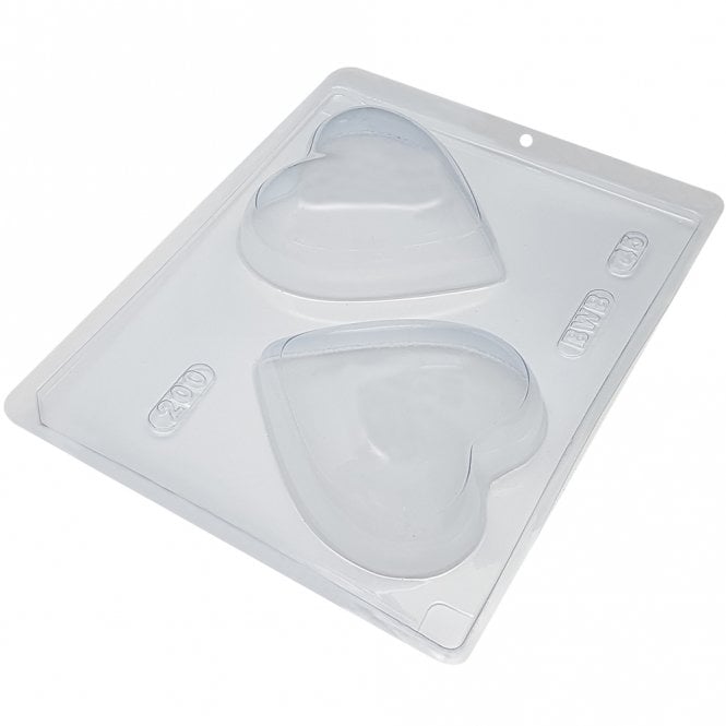 BWB Premium Heartfelt Classic Heart Mould - 2 Cavity - Special Chocolate Mould