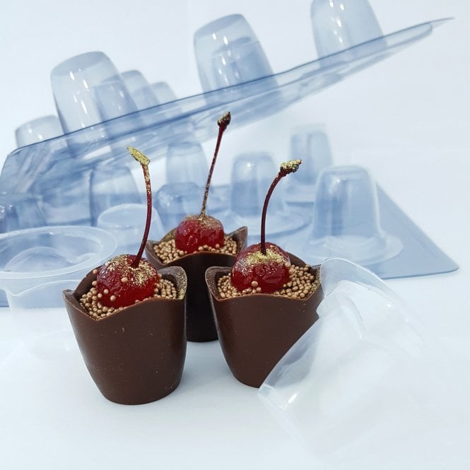 BWB Premium Mousse Glass Fiesta - 8 Cavity - Special Chocolate Mould